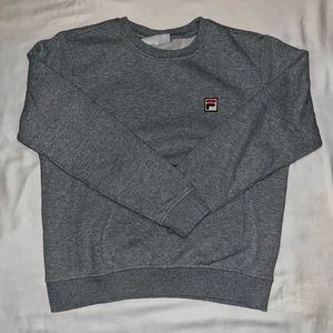 FILA Crew Neck Gray Sweatshirt